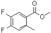 CAS # 1245515-60-9, 4,5-Difluoro-2-methylbenzoic acid methyl ester