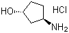 CAS # 124555-33-5, trans-3-Aminocyclopentanol hydrochloride