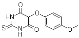 CAS 登录号：1245644-64-7, 二氢-5-(4-甲氧基苯氧基)-2-硫酮-4,6(1H,5H)-嘧啶二酮