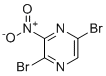 structure of CAS# 1245645-88-8, 2,5-Dibromo-3-nitropyrazine
