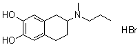CAS 登录号：1246094-90-5, 5,6,7,8-四氢-6-(甲基丙基氨基)-2,3-萘二酚氢溴酸盐