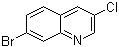 structure of CAS# 1246549-62-1, 7-溴-3-氯喹啉