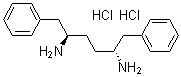 structure of CAS# 1247119-31-8, (2R,5R)-1,6-Diphenyl-2,5-hexanediamine hydrochloride