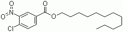 structure of CAS# 124809-77-4, Dodecyl 4-chloro-3-nitrobenzoate