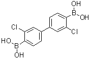 CAS 登录号：1250864-03-9, (3,3'-二氯[1,1'-联苯]-4,4'-二基)双[硼酸]
