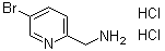 structure of CAS# 1251953-03-3, 5-溴-2-吡啶甲胺二盐酸盐