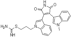 structure of CAS# 125314-64-9, Bisindolylmaleimide IX