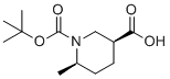 CAS # 1253200-82-6, (3R,6S)-Rel-6-methyl-1,3-piperidinedicarboxylic acid 1-(1,1-dimethylethyl) ester