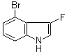 CAS # 1253926-20-3, 4-Bromo-3-fluoro-1H-indole