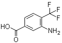 structure of CAS# 125483-00-3, 3-Amino-4-trifluoromethylbenzoic acid