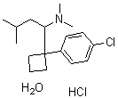 structure of CAS# 125494-59-9, Sibutramine hydrochloride monohydrate