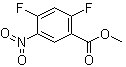 CAS 登录号：125568-71-0, 2,4-二氟-5-硝基苯甲酸甲酯