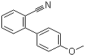 structure of CAS# 125610-78-8, 4'-Methoxy-1,1'-biphenyl-2-carbonitrile