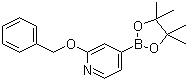 structure of CAS# 1256359-03-1, 2-苄氧基吡啶-4-硼酸频哪醇酯