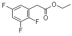 structure of CAS# 1256479-84-1, 2,3,5-Trifluorobenzeneacetic acid ethyl ester