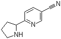 CAS 登录号：1256785-39-3, 6-(2-吡咯烷基)吡啶-3-甲腈
