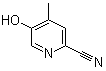 structure of CAS# 1256792-51-4, 5-羟基-4-甲基-2-吡啶甲腈