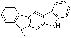structure of CAS# 1257220-47-5, 5,7-二氢-7,7-二甲基-茚并[2,1-b]咔唑