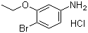 structure of CAS# 125756-95-8, 3-乙氧基-4-溴苯胺盐酸盐