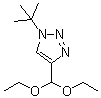 CAS 登录号：1257633-67-2, 4-(二乙氧基甲基)-1-(1,1-二甲基乙基)-1H-1,2,3-三唑