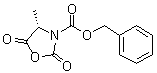 structure of CAS# 125814-23-5, Benzyl (S)-4-methyl-2,5-dioxo-1,3-oxazolidine-3-carboxylate