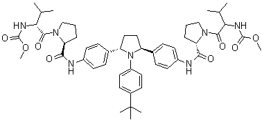 structure of CAS# 1258226-87-7, Ombitasvir