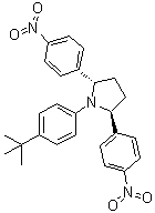 CAS 登录号：1258232-92-6, (2S,5S)-1-(4-叔-丁基苯基)-2,5-二(4-硝基苯基)吡咯烷