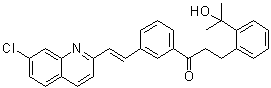 CAS # 1258428-71-5, 1-[3-[(1E)-2-(7-Chloro-2-quinolinyl)ethenyl]phenyl]-3-[2-(1-hydroxy-1-methylethyl)phenyl]-1-propanone