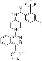structure of CAS# 1258861-20-9, LY 2940680