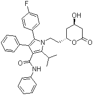 structure of CAS# 125995-03-1, 阿托伐他汀内酯