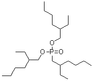 structure of CAS# 126-63-6, 2-乙基己基膦酸双(2-乙基己基)酯