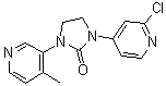 CAS # 1260006-20-9, 1-(2-Chloro-4-pyridinyl)-3-(4-methyl-3-pyridinyl)-2-imidazolidinone