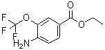 structure of CAS# 1260742-02-6, Ethyl 4-amino-3-(trifluoromethoxy)benzoate