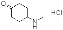 structure of CAS# 1260794-25-9, 4-(甲基氨基)环己酮盐酸盐