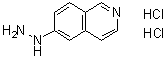 structure of CAS# 1260888-16-1, 6-Hydrazinylisoquinoline dihydrochloride