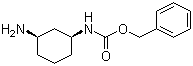 CAS 登录号：1261225-45-9, rel-N-[(1R,3S)-3-氨基环己基]氨基甲酸苄酯, 顺式-3-氨基环己基氨基甲酸苄酯