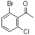 structure of CAS# 1261438-38-3, 1-(2-Bromo-6-chlorophenyl)ethanone