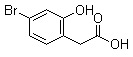 structure of CAS# 1261497-72-6, 4-Bromo-2-hydroxybenzeneacetic acid