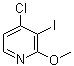 structure of CAS# 1261562-56-4, 4-氯-3-碘-2-甲氧基吡啶