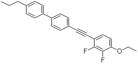 CAS 登录号：126163-06-2, 4-[(4-乙氧基-2,3-二氟苯基)乙炔基]-4'-丙基-1,1'-联苯