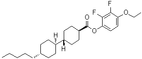CAS # 126163-43-7, (trans,trans)-4'-Pentyl-[1,1'-bicyclohexyl]-4-carboxylic acid  4-ethoxy-2,3-difluorophenyl ester