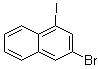 structure of CAS# 1261843-11-1, 3-溴-1-碘萘
