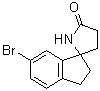 CAS 登录号：1263279-85-1, 6-溴-2,3-二氢-螺[1H-茚-1,2'-吡咯烷]-5'-酮