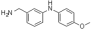 structure of CAS# 1263284-49-6, 3-[(4-甲氧基苯基)氨基]苯甲胺