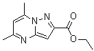 CAS # 1263285-54-6, 5,7-Dimethylpyrazolo[1,5-a]pyrimidine-2-carboxylic acid ethyl ester