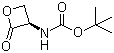CAS 登录号：126330-77-6, (R)-(2-氧代-3-氧杂环丁基)氨基甲酸叔丁酯