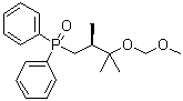 structure of CAS# 1263504-45-5, [(2S)-3-(甲氧基甲氧基)-2,3-二甲基丁基]二苯基氧膦