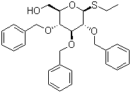 CAS # 126461-54-9, Ethyl 2,3,4-tri-O-benzyl-beta-D-thioglucopyranoside