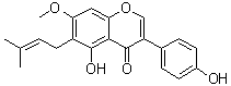 structure of CAS# 126716-34-5, 甘草宁 G