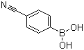 structure of CAS# 126747-14-6, 4-氰基苯硼酸